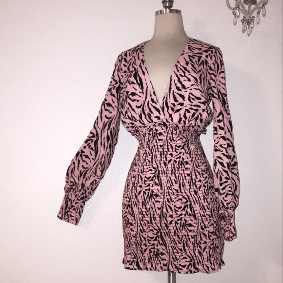Dresses & Skirts - NWT! Pink & Black Zebra Print Dress